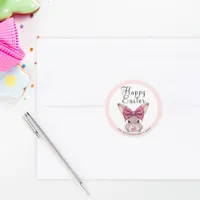 Personalized Easter Bunny Stickers