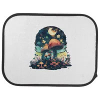 Cottagecore And Aesthetic Goblincore Mushroom Fair Car Floor Mat