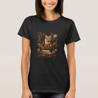 Cottagecore Aesthetic With Book Cute Goblincore Mi T-Shirt