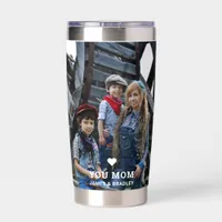 Cute Heart Love You Mom | Mother’s Day Photo Insulated Tumbler