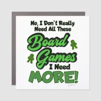 All The Games Cool Fun Boardgame Collection  Car Magnet