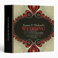 Modern Bohemian Wedding Album Binder