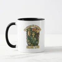 No Kings In America Statue Of Justice For Immigran Mug