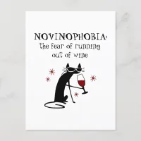 NOVINOPHOBIA Running Out of Wine Quote