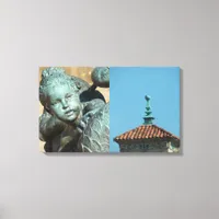 Plaza Details Canvas Print