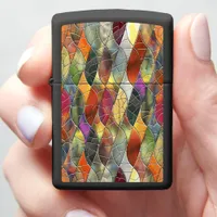 Bold Stained Glass Art Zippo Lighter