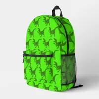 Rampaging Dinosaurs Printed Backpack