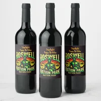 Explore UFO Lore at Roswell! Wine Label