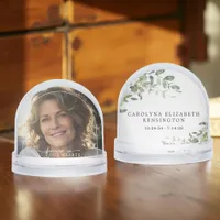 In Loving Memory Elegant Photo Keepsake Snow Globes