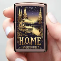 Campfire Gold Waters Zippo Lighter