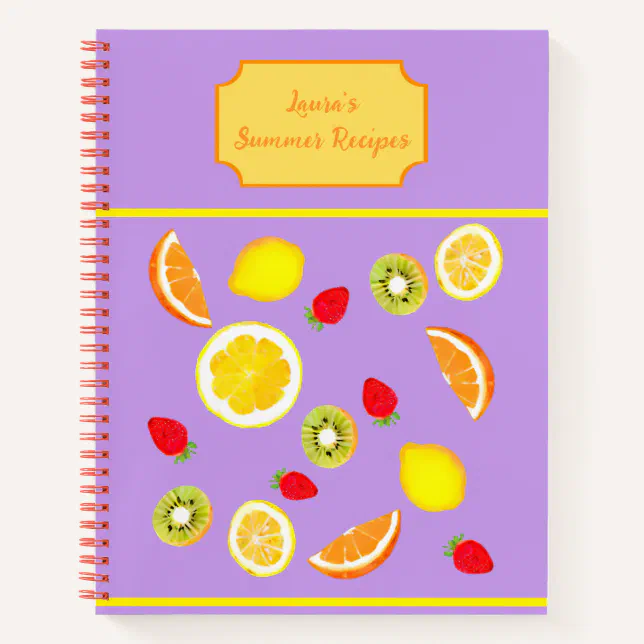 The Summer cooking book - Spiral Notebook