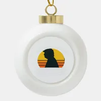 Trumpsgiving Design Ceramic Ball Christmas Ornament