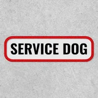 Service Dog Velcro Dog Vest  Patch