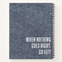 Left-Handed Clever Masculin Notebook