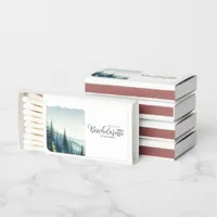 Bachelorette Wedding Favor Matchboxes