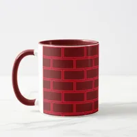 Mug - Maroon Bricks