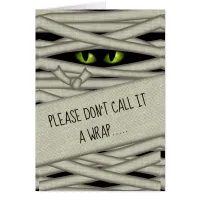 Mummy Eyes Halloween Call it a Wrap Green ID685