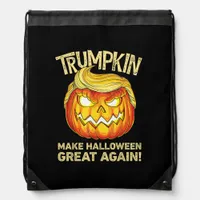 Trumpkin Make Halloween Great Again Funny Pumpkin  Drawstring Bag