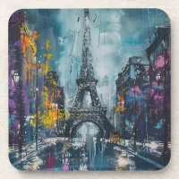 Paris Fashion Night Beverage Coaster