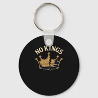 No Kings Minimal Clean Keychain