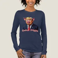 Quiet Piggy | Anti-Trump Political Humor Tri-Blend Shirt
