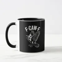 F-Caw-F Crow Retro Classic Mug