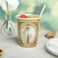 Whimsical Witchy Full Moon Paper Cups
