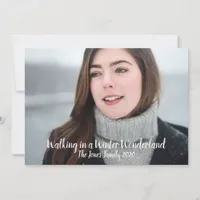 Winter Wonderland Christmas Holiday Card