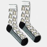 Cute Tufted Titmouse Bird Socks
