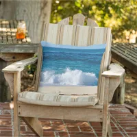 Tropical Island coastal beach decor Outdoor Pillow