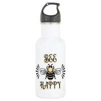 Bee Happy | Vintage Colors Honey Bee Stainless Steel Water Bottle