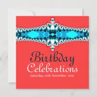 Vibrant Fun Birthday + All Occasions Invitations