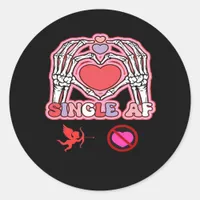 Hands Halloween Quote – Creepy Cute Slogan Classic Round Sticker