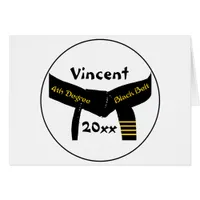 Martial Arts 4th Degree Black Belt