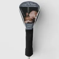 First Father's Day Photo  Golf Head Cover