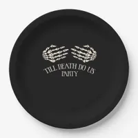 Till Death Do Us Party Halloween Party Paper Plates