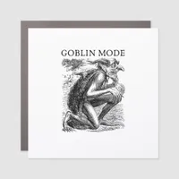 Goblin Mode Goblincore Vintage Aesthetic Funny Off Car Magnet