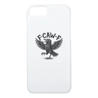 Halloween F-Caw-F Bird Crow Women Men Minimal Clea iPhone 8/7 Case