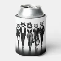 Hep Cat Runway Models Walking the Catwalk Can Cooler