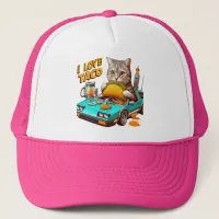 Feline Fiesta I love Taco Trucker Hat