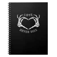 Skeleton Heart Hands Funny Classic Style Notebook