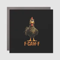 F-Caw-F Creative Casual Car Magnet