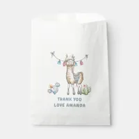 Llama Kids Birthday Party Favor Bag
