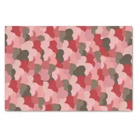 Valentines Paper Hearts Camouflage Style