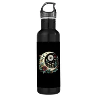 Aesthetic Goblincore Cottagecore Mushroom Minimal  Stainless Steel Water Bottle