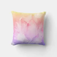 *~* Faux Crystals Rose Quartz & Lavender Throw Pillow