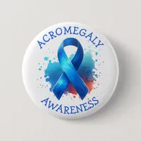 Acromegaly Awareness Ribbon Button