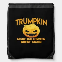 Trumpkin Make Halloween Great Again – Sloth Parody Drawstring Bag