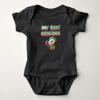 My First Christmas Little Elf Baby Bodysuit