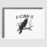F-Caw-F Classic Vintage Graphic Car Magnet